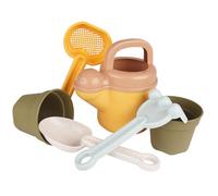 Sharplace Jouets de plage 6 pièces, bac à sable, jeu sensoriel, seau et pelles à sable, ensemble de jouets de sable pour le camping, cadeaux pour enfants
