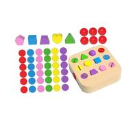 Sharplace Jouets éducatifs précoces, tri des Couleurs, Formes, Blocs colorés Assortis, balles, activité Cognitive, tiroir, Jouet d'apprentissage pour