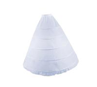 Sharplace Jupon de mariage en crinoline pour cosplay, banquet, spectacle, soirée, 5 Cerceaux