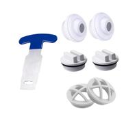 Sharplace Kit 7 Accessoires raccord d'entrée Piscine, Remplacement Portable, qualité supérieure, Facile à Installer avec Outil démontage et
