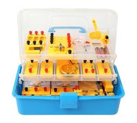 Sharplace Kit d'apprentissage de circuits électromagnétiques avec boîte de rangement, cadeaux professionnels pour salle de classe, projets de bricolage pour