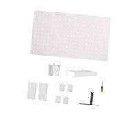 Sharplace Kit de combinaison de panneau perforé Panneau perforé Ornement Autonome Multifonctionnel Moderne Étagère de rangement Affichage