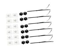 Sharplace Kit de fixation murale pour téléviseur avec sangles de sécurité et harnais de maintien, protection enfant, pour commode ou meuble TV, 6 Pièces