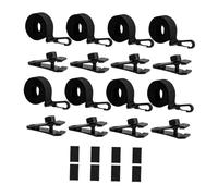 Sharplace Kit de Fixation pour Enrouleur de Couverture Solaire de Piscine, 8 pièces, Sangles de Couverture Solaire pour Piscine creusée, 8 Attaches