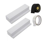 Sharplace Kit de joints en mousse avec ruban adhésif, conçu pour durer, idéal hiver/été, installation facile avec joint d'étanchéité, 2 Pièces