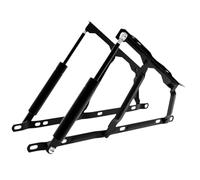 Sharplace Kit de levage de lit en fer, robuste, avec charnière à ressort à hydraulique et mécanisme de rangement, comprenant 2 pièces. Quincaillerie de