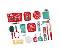 Sharplace Kit de maquillage pour enfants, faux maquillage, jouets de princesse amusants et créatifs, jouets cosmétiques pour le Nouvel An, cadeau de Noël, 25 Pièces