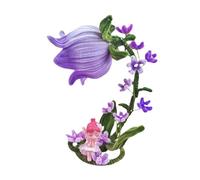 Sharplace Kit de matériel pour fabriquer Une Lampe de Table en Forme de Fleur avec des -Pipes - Idée Cadeau créative - Fournitures de Bricolage pour Lampe, Violet