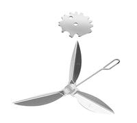 Sharplace Kit de Nettoyage pour Barbecue de 22-1/2 Pouces, Partie Plus épaisse, Robuste, Professionnel, Acier Inoxydable, Argent, Accessoire Facile à Installer
