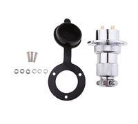 Sharplace Kit de prosty Prise Bouchon 2/3 / 4 pôle 12-24V avec Vis pour Pont de Bateaux Yatch RV Étanche - 16mm / 20mm / 25mm, 2 Pôle, 25mm