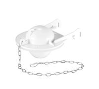 Sharplace Kit de remplacement de clapet de toilette, bouchon en silicone, joint de chasse d'eau, équipement de salle de bain universel avec chaîne en acier, Style A