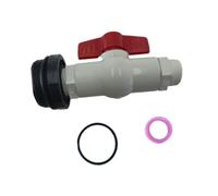 Sharplace Kit de Robinet pour Baril de Pluie, Robinet de Tambour étanche avec Joint, Facile à Installer, Adaptateur de pièce de Rechange pour cloison en PVC,