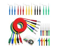 Sharplace Kit de sondes de perçage de fil de sonde arrière Pièces de rechange multifonctions robustes pour laboratoires de physique Broches de sonde