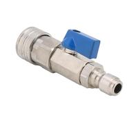 Sharplace Kit de vanne à Boisseau sphérique pour Nettoyeur Haute Pression en Acier Inoxydable résistant à la 4500 PSI 3/8 ou 1/4 Pouce pour, 3 8po