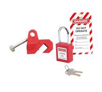 Sharplace Kit de verrouillage de disjoncteur : outil de verrouillage pour systèmes électriques, pratique et facile à installer, usage industriel, pour