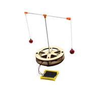 Sharplace Kit d'expérimentation scientifique à faire soi-même, jouet de construction, artisanat, cadeau d'anniversaire, cloche rotative solaire, garçon