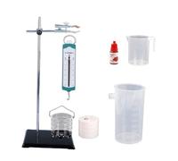 Sharplace Kit expérimental sur le principe d' : dynamomètre, coupelle de débordement, outils d'apprentissage de la mécanique, kit scientifique