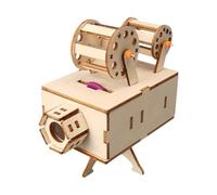 Sharplace Kit scientifique pour enfants, bricolage, construction en bois, projecteur, apprentissage, cadeaux d'anniversaire, bricolage, assemblage, puzzles