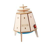 Sharplace Kit scientifique pour enfants : maquette de capsule de retour, en bois, jouet de construction fait main, projet scientifique pour enfants de