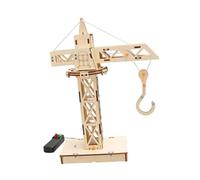 Sharplace Kits d'expérimentation scientifique, grues à tour, jouets de construction mécanique en bois, petites inventions pour enfants