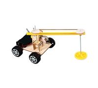 Sharplace Kits STEM pour enfants Kit scientifique en bois à faire soi-même Nettoyage de voiture Construction de Puzzle Artisanat électronique Exploration