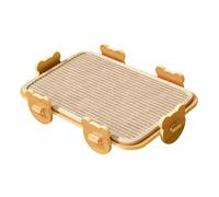 Sharplace Lit de Couchage pour Chat, Tapis à gratter, lit gigogne, Portable, Toutes Saisons, griffoir pour Chat, pour Jouer, se Reposer, s'entraîner, Tapis Carré en Sisal