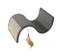 Sharplace Lit griffoir en Forme de S pour Chat, nid, Centre d'activités Polyvalent, broyeur à Griffes, Fournitures légères pour Animaux de Compagnie, Planche à