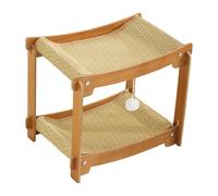 Sharplace Lit griffoir pour Chat, lit de Couchage à Deux Niveaux, Griffe de broyage Pratique pour éviter d'endommager Les Meubles, Jouet à gratter pour, Style A