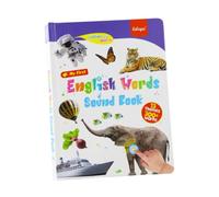Sharplace Livre audio interactif pour enfants, mots anglais, apprentissage, pour garçons et filles, développement du, pour la maison, les