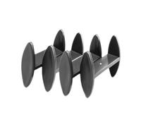 Sharplace Lot 4 Supports Panneaux clôture, entretoises pour clôture Jardin, compatibles avec Les plinthes en béton et en Gravier. Installation
