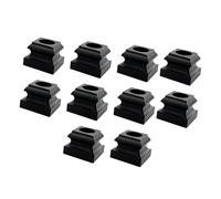 Sharplace Lot de 10 chaussures de balustre décoratives pour escaliers, connecteurs de broche pour balcons, cours, centres commerciaux