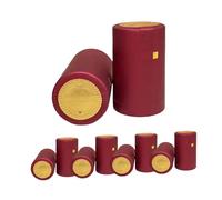 Sharplace Lot de 100 capsules de bouteilles de vin en PVC thermorétractables, vintage, pour décoration de cuisine, Rouge