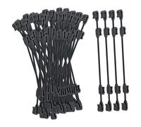 Sharplace Lot de 100 Pinces à Vigne réglables, Coupe-Vent, pour tomates et pastèques, réutilisables, Pliables, compatibles avec Les Fils de 1,5 à 2,8 mm
