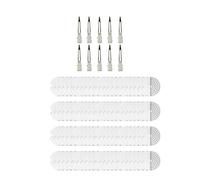 Sharplace Lot de 100 protecteurs de fusion thermique, pièces d'isolation thermique, fournitures de coiffure, entretoises pour le collage d'extensions de