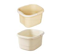 Sharplace Lot de 2 baignoires de trempage pour les pieds, seau de bain léger pour les pieds, bassin de lavage pour les pieds, baignoire de trempage pour usage, Sans Couvercle