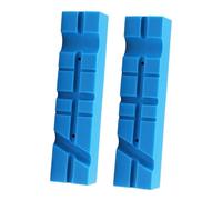 Sharplace Lot de 2 coussinets de mâchoires d'étau, en caoutchouc souple, avec inserts texturés multi-rainures pour le serrage de la plomberie de golf, 4.5 Pouces