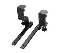 Sharplace Lot de 2 glissières de tiroir pour clavier sous le bureau, en acier robuste, pour meuble de salle d'étude, montage latéral