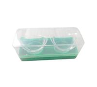 Sharplace Lot de 2 gobelets de lavage oculaire, gobelets doseurs souples, réutilisables et anti-fuites, pour garder vos yeux propres, gobelet de nettoyage des, Boîte Verte
