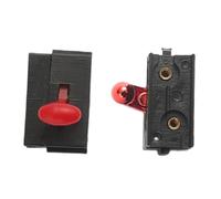 Sharplace Lot de 2 interrupteurs de rechange pour tondeuse à cheveux, poignée rouge pour rasoir électrique, installation facile, accessoires, pièces de