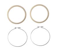 Sharplace Lot de 2 Joints de Membrane pour Filtre de Pompe de Spa avec Anneau métallique, Accessoire de Remplacement fiable et Pratique pour EC50 EC50C EC50AC