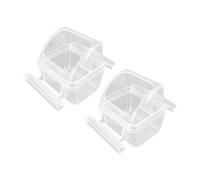 Sharplace Lot de 2 mangeoires à Oiseaux sans désordre pour Cage, Distributeur d'eau pour Perroquet, Perruche, Facile à Installer, Accessoires créatifs pour