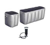 Sharplace Lot de 2 Matelas Pneumatiques pour Siège Arrière de Voiture, Coussins Légers pour Voiture, Coussins Gonflables Portables pour Camping et Randonnée, Droit