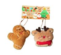 Sharplace Lot de 2 pendentifs Sapin de Noël avec Anneaux de Suspension - Décorations de Noël Mignonnes et polyvalentes à Suspendre pour fêtes et fiançailles, Style 3