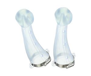 Sharplace Lot de 2 protège-Cornes en Silicone pour bovins et chèvres, Accessoires de Ferme, Confortables et Flexibles, Anti-bagarres, S