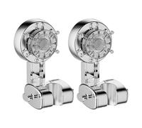 Sharplace Lot de 2 supports de pommeau de douche à main, étanches, universels, à ventouse, pour salle de bain, hôtel, toilettes, Argent