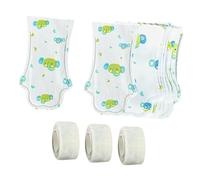 Sharplace Lot de 20 Chaussons pour Chien, Couvre-Pattes, imperméables, de Remplacement pour Chaussures de et d'extérieur, Green M