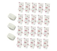Sharplace Lot de 20 Chaussons pour Chien, Couvre-Pattes, imperméables, de Remplacement pour Chaussures de et d'extérieur, Pink M