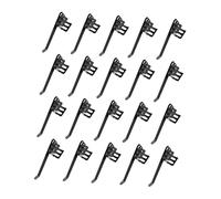 Sharplace Lot de 20 clips de rechange pour lampe torche, accessoire de lampe torche, en métal, idéal pour torche, clip de poche