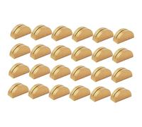 Sharplace Lot de 24 porte-cartes de table en bois avec numéro de table, porte-photos, clips pour étiquettes, pour banquet, mariage, réception, fête,