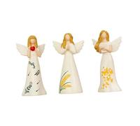 Sharplace Lot de 3 Figurines d'anges et de sœurs, Sculptures décoratives pour la Maison, œuvres d'art, Statues d' pour Filles, Figurines de